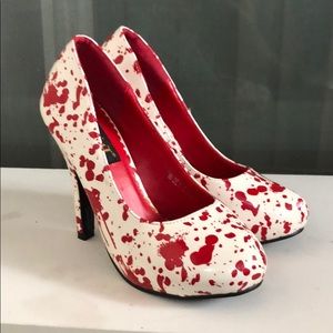 Blood Splatter Heels